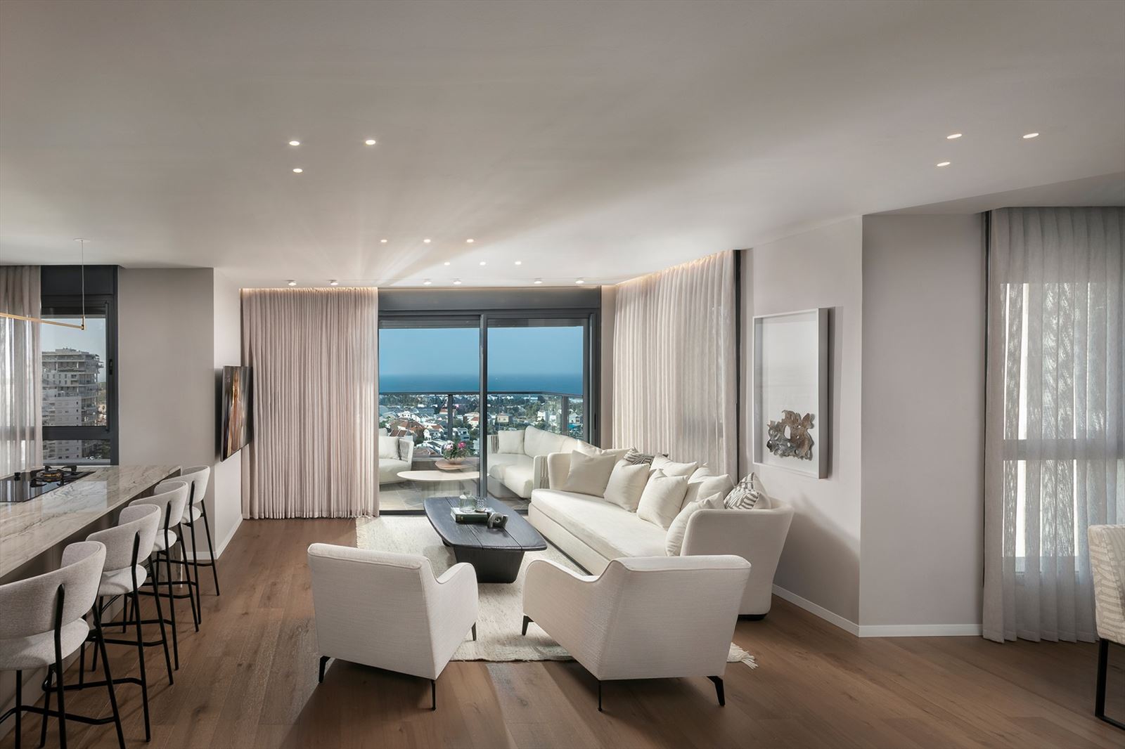 פרויקט תאורה - פרויקט בבת ים - דירה